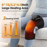 Knee Heating Vibration Massage Joint Physiotherapy Hot Compress Massager Elbow Shoulder Support Thermal Knee Pad Relieve Arthrit - GBTech