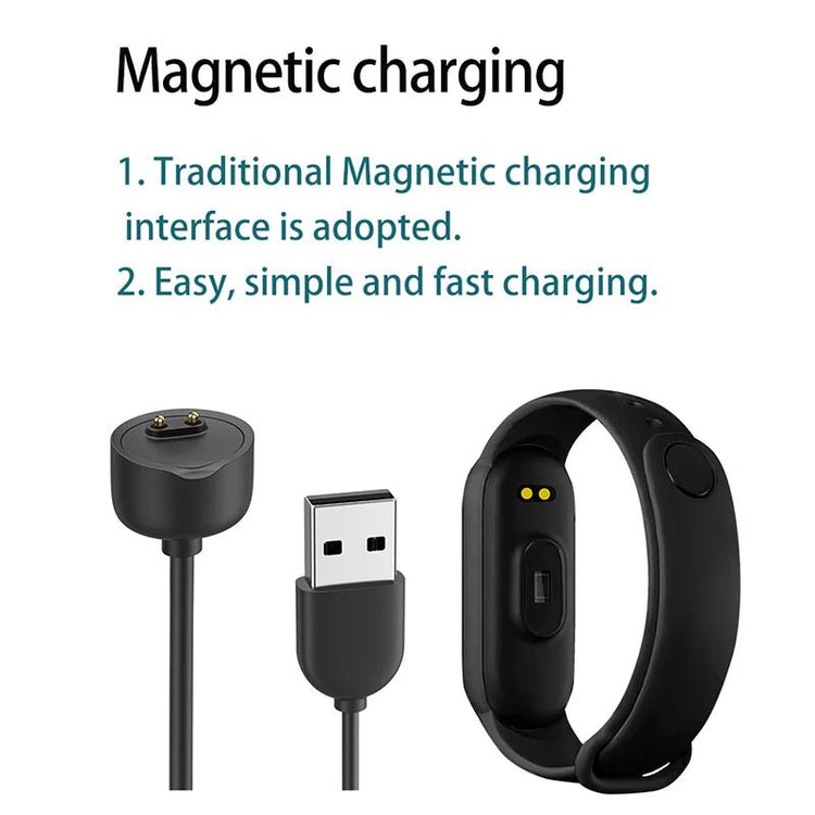 New M6 Smart Watch Men Women Fitness Smart Bracelet Sports Band Heart Rate Blood Pressure Monitor Waterproof Multi for Mi Band 6 - GBTech