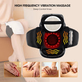Electric Knee Massager 3 Gear Hot Compress Knee Massage Knee Support Pad Shoulder Massager Relive Joint Pain Rechargeable - GBTech