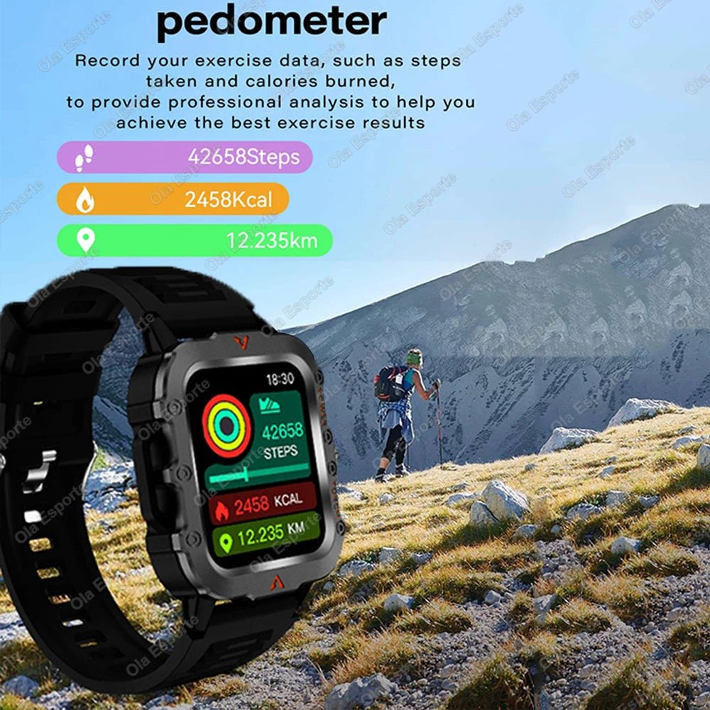 Outdoor Sport Smart Watch with Led Lighting Men Women Watches Fitness Track ECG+PGG Smart Watch - GBTech