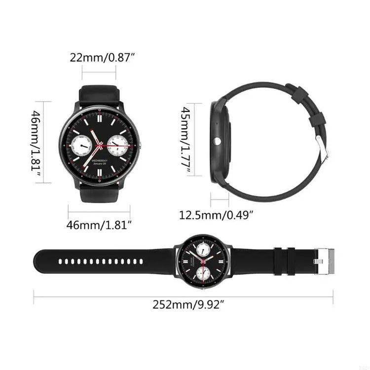 K32C 2023 Smartwatch Zl02Pro Fitness Trackers 1.39" TFT - screen Intelligent Watch Healthy IP67 Waterproof BLE5.2 - GBTech