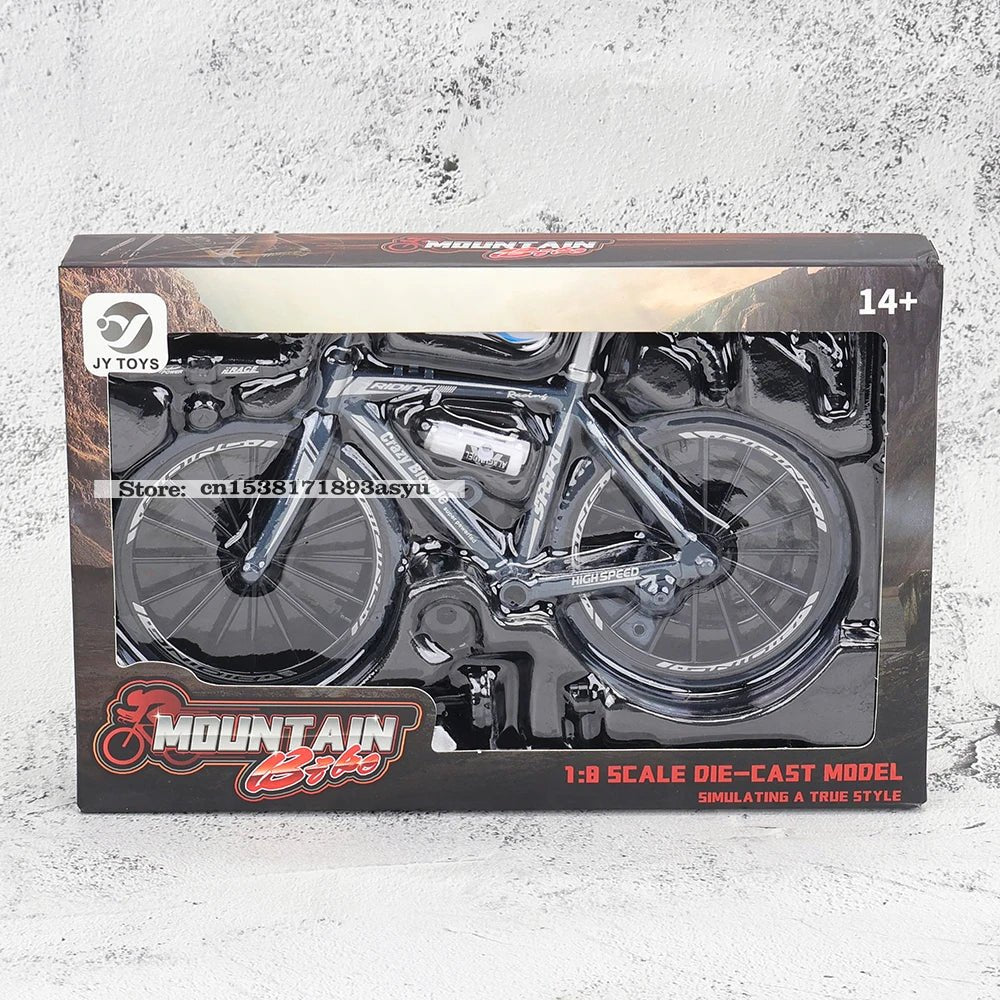 Mini 1:8 New Model Alloy Bicycle Diecast Finger Mountain Simulation Metal Bend Road Bike Collection Gifts Toys for children - GBTech