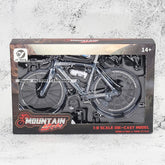 Mini 1:8 New Model Alloy Bicycle Diecast Finger Mountain Simulation Metal Bend Road Bike Collection Gifts Toys for children - GBTech