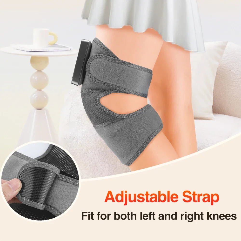 Electric Heating Knee Massager 3 Modes High Quality Knee Pads Support Adjustable Heating Knee Brace Belt Leg Shoulder Protector - GBTech