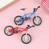 Retro Alloy Mini Finger BMX Bicycle Assembly Bike Model Toys Gadgets Gift Toys Model Mini Portable Bike For Kid - GBTech