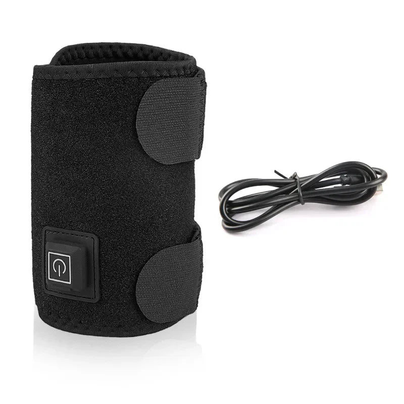 Electric Heated Knee Massager Brace Adjustable 3 Gear Temperature Elbow Protector Hot Compress Shoulder Protective Belt - GBTech