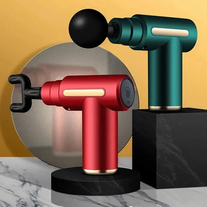 Fascial Massage Gun Electric Percussion Pistol Massager Body Neck Back Deep Tissue Muscle Relaxation Fitness Tool For Shoulder - GBTech