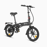 16 - Inch Folding Electric Bike Mini Electric Bike, Lithium Battery Steel Lightweight Adult Electric Bike - GBTech