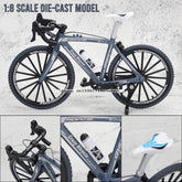 Mini 1:8 New Model Alloy Bicycle Diecast Finger Mountain Simulation Metal Bend Road Bike Collection Gifts Toys for children - GBTech