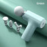 Portable AI Fascial Massage Gun Electric Percussion Massager Body Relaxation With 4 Replaceable Massage Head LED Night Light - GBTech