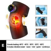 Electric Heated Vibration Knee Massage Pad 3 in 1 Massager for Shoulder Elbow Hot Compress Thermal Joint Brace Muscle Relaxation - GBTech