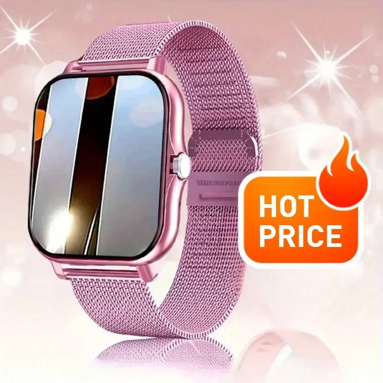 2025 Smart Fitness Watch - Wireless Calls, Alerts, 50 Sports Modes, HR/SpO2 Tracking for Men/Women (iOS/Android) - GBTech