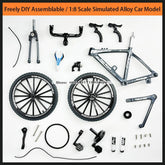 Mini 1:8 New Model Alloy Bicycle Diecast Finger Mountain Simulation Metal Bend Road Bike Collection Gifts Toys for children - GBTech