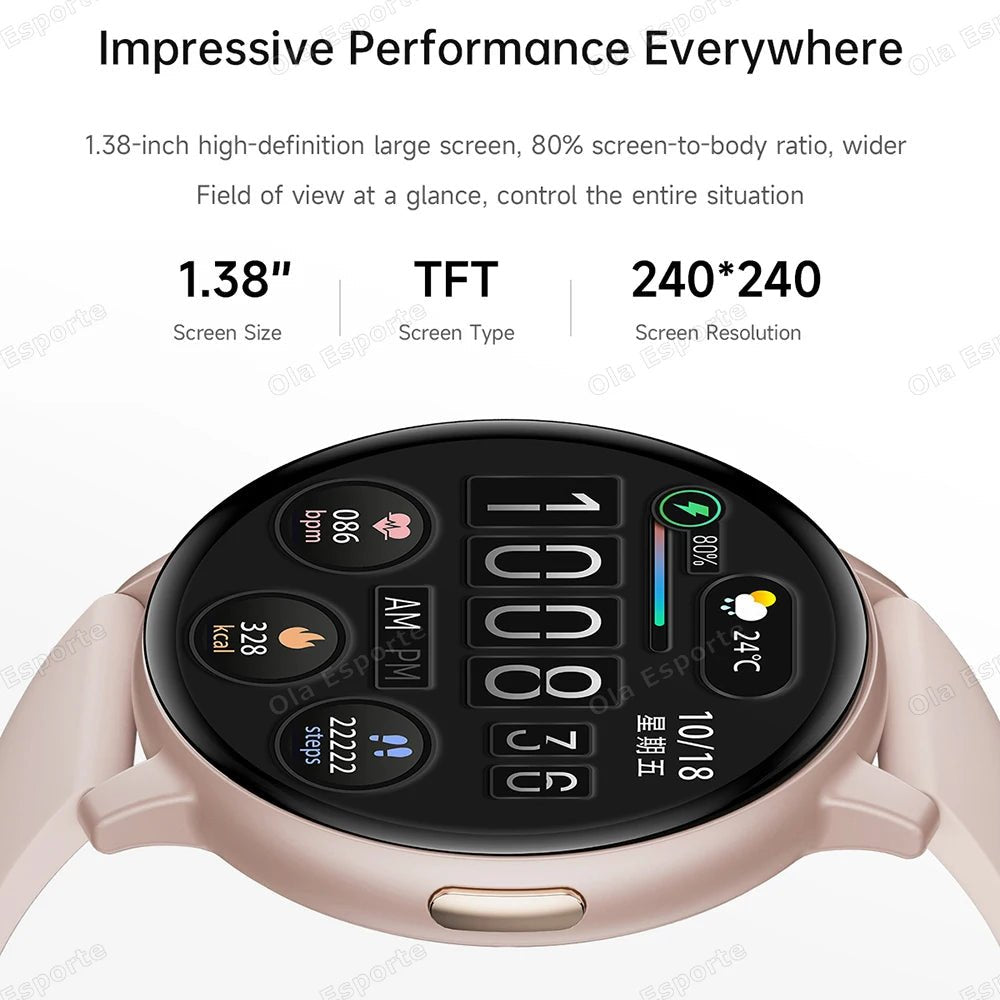 New Smart Watch 2025 Women Men Lady Gift Sports Fitness Watches Heart Rate Monitor BT Call Waterproof Smartwatch For Android IOS - GBTech