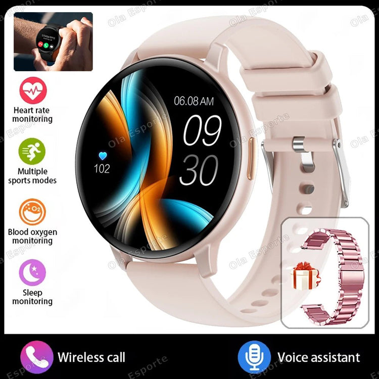 New Smart Watch 2025 Women Men Lady Gift Sports Fitness Watches Heart Rate Monitor BT Call Waterproof Smartwatch For Android IOS - GBTech