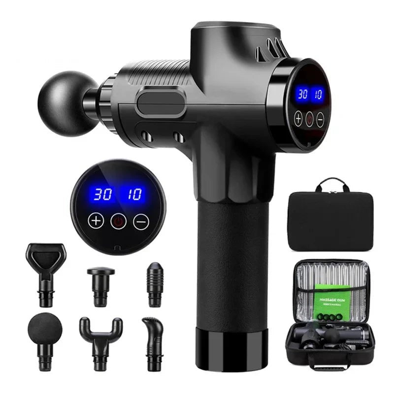 Professional - Grade Percussion Massage Gun - Deep Tissue Muscle Relaxation Back & Body Deep Tissue Relaxation - GBTech
