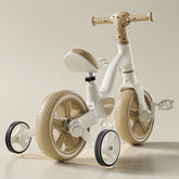 2 - in - 1 Balance Bike Trike Mini Bicycle with Training Wheels Removable Pedal Headlight Adjustable Seat Lightweight Scooter - GBTech