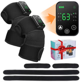 Thermal Knee Massager 3 in 1 Shoulder Knee Elbow Heating Massage Support Brace Rechargeable Vibration Pad Machine Muscle Relax - GBTech