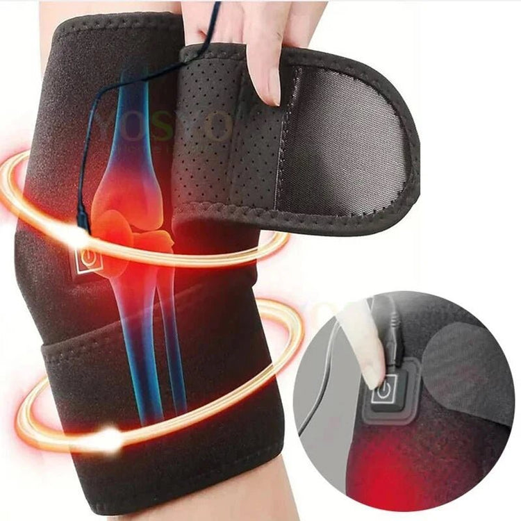 Electric Heating Knee Massage Tool with Adjustable Temperature, Plug in and use Knee Warmer for Health and Protective Belt - GBTech