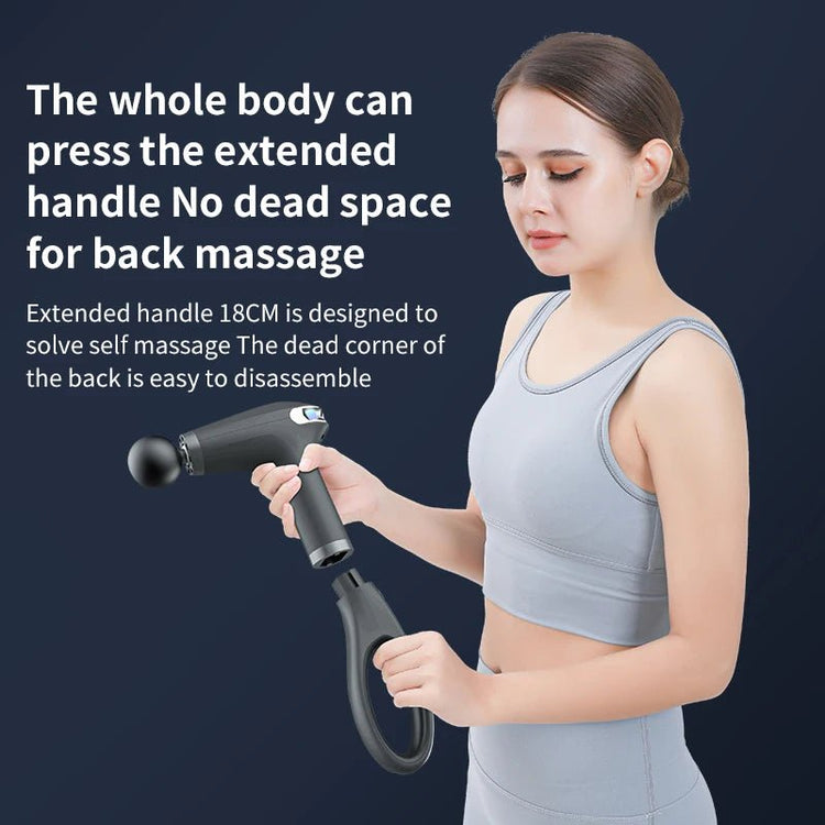 Portable Massage Gun Percussion Massager Professional Deep Muscle Massager For Body Neck Back Relaxation Fitness Slimming - GBTech