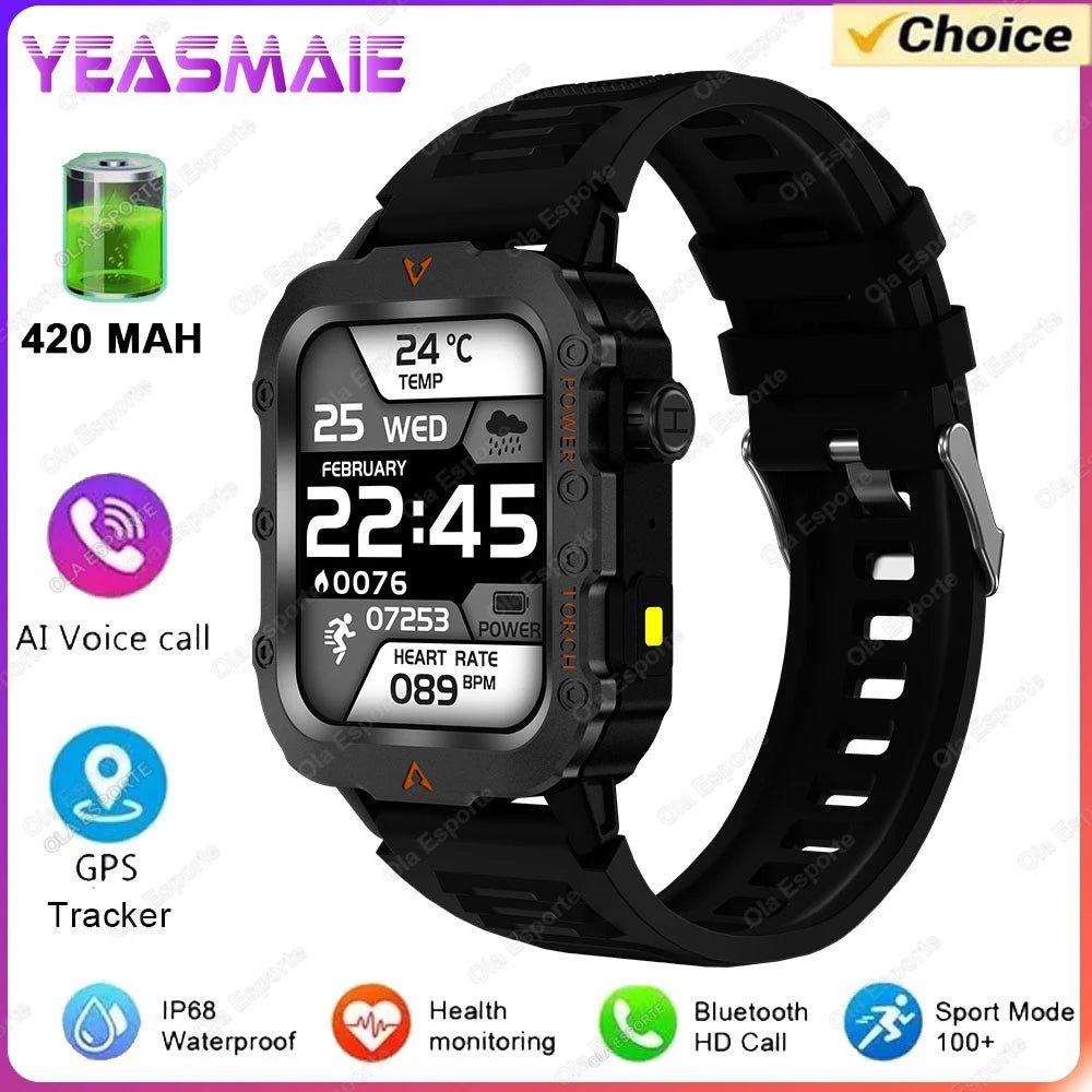 Outdoor Sport Smart Watch with Led Lighting Men Women Watches Fitness Track ECG+PGG Smart Watch - GBTech
