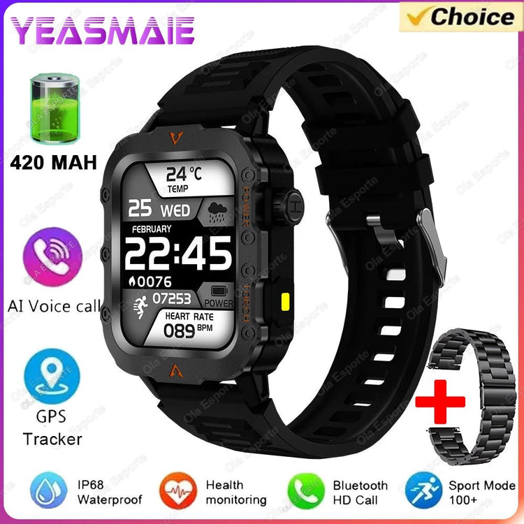 Outdoor Sport Smart Watch with Led Lighting Men Women Watches Fitness Track ECG+PGG Smart Watch - GBTech