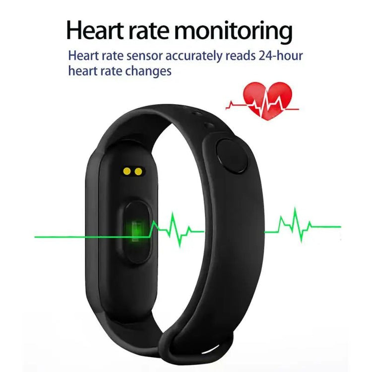 New M6 Smart Watch Men Women Fitness Smart Bracelet Sports Band Heart Rate Blood Pressure Monitor Waterproof Multi for Mi Band 6 - GBTech