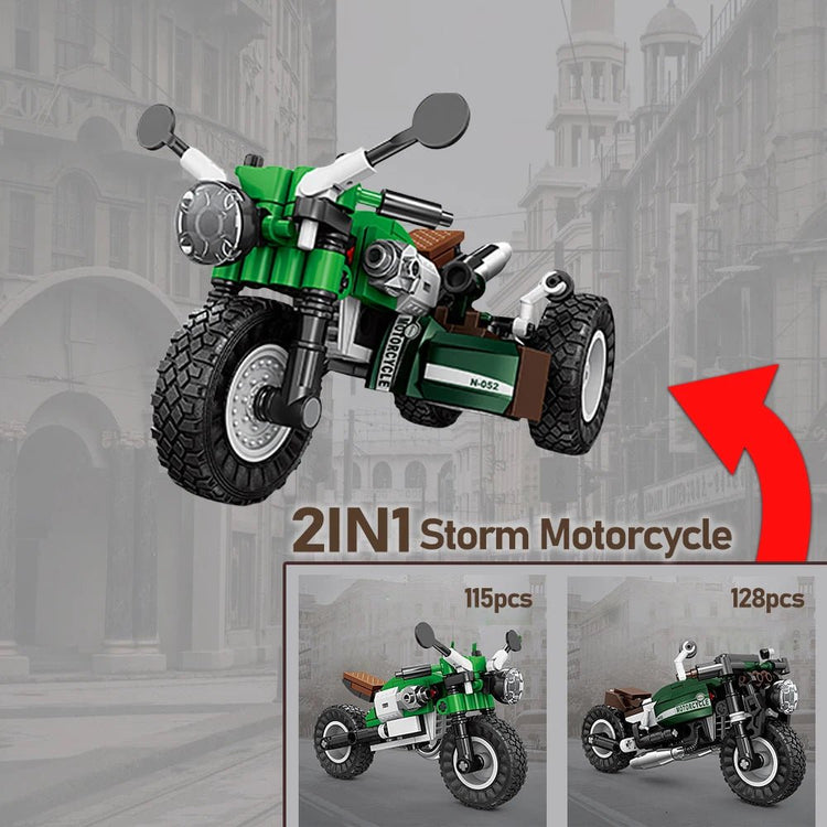 KNEW BUILT Electric Bicycle Scooter Model Mini Building Blocks Adorable & Educational Construction Toys - GBTech