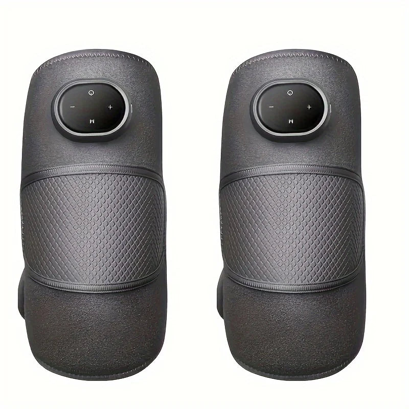 1Pcs/2Pcs Heated Knee Massager, 3 - in - 1 Heated Knee Elbow Shoulder Support Wrap, Vibrating Knee Heating Pad, 3 Adjustable Vibration and Heating Modes, Heating Pad Knee Elbow Shoulder Relaxation Leg Warmer (Dual - Use) - GBTech