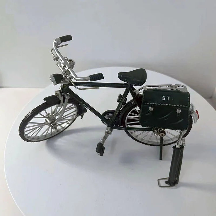 1:10 Model Mini Retro Alloy Bicycle Diecast Mountain Metal Bike With Inflation Pump Simulation Collection Gifts Toys for boys - GBTech