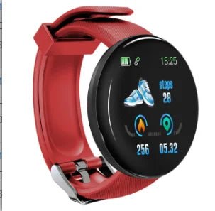 D18 Smart Watch - Heart Rate Monitor Fitness Digital Watch for Men & Women - GBTech