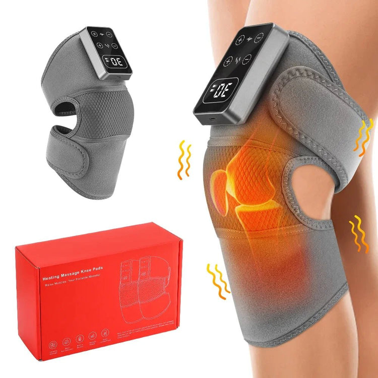 Electric Heating Knee Massager 3 Modes High Quality Knee Pads Support Adjustable Heating Knee Brace Belt Leg Shoulder Protector - GBTech