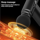 Fascial Massage Gun Electric Percussion Pistol Massager Body Neck Back Deep Tissue Muscle Relaxation Fitness Tool For Shoulder - GBTech
