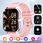 2025 Smart Fitness Watch - Wireless Calls, Alerts, 50 Sports Modes, HR/SpO2 Tracking for Men/Women (iOS/Android) - GBTech