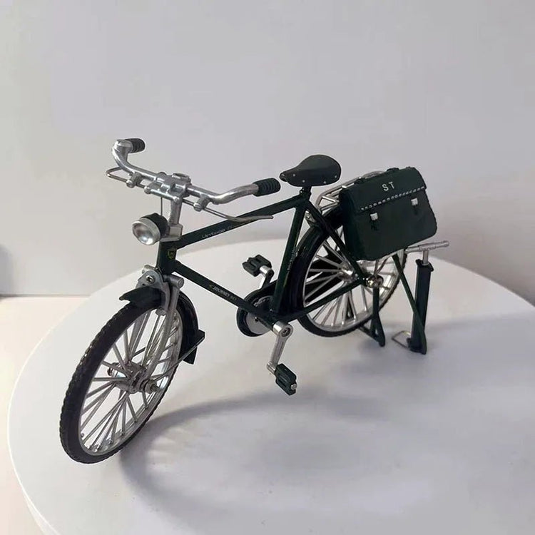 1:10 Model Mini Retro Alloy Bicycle Diecast Mountain Metal Bike With Inflation Pump Simulation Collection Gifts Toys for boys - GBTech
