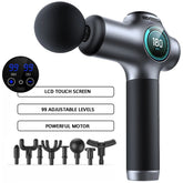 Massage gun，Deep Tissue Massager Gun ，Percussion Massager for Pain Relief with 8 Massage Heads &99 Speeds - GBTech