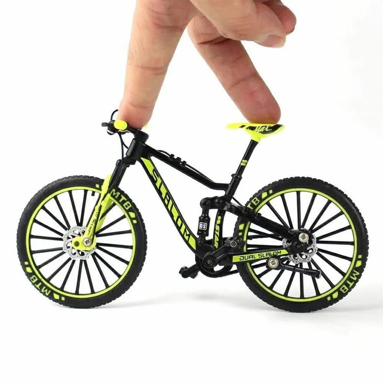 1:10 Mini Alloy Mountain Bike Model Diecast Metal Finger Racing Bicycle Folded Cycling Ornaments Collection Toys for Kids Adult - GBTech