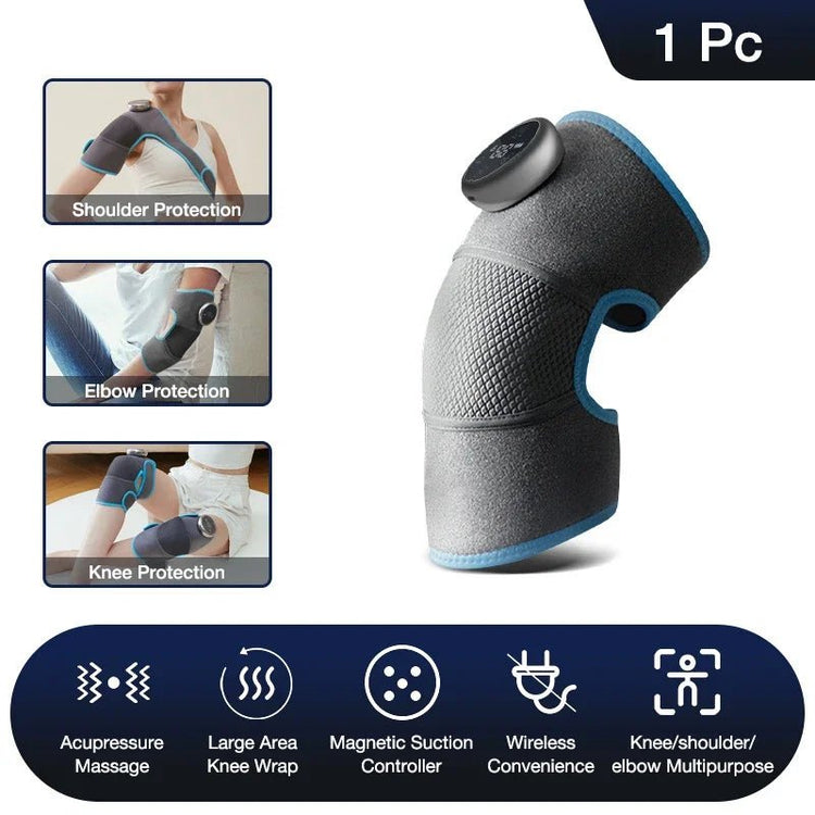 Heating Knee Massager Electric Shoulder Vibrating Massage Pad For Physiotherapy Leg Arthritis Elbow Joint Pain Relief Therapy - GBTech