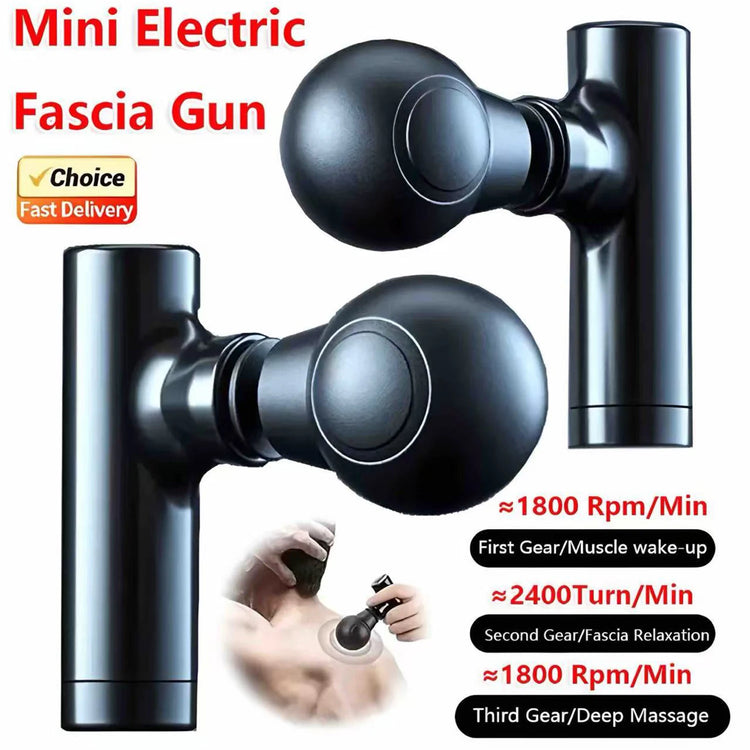 1pc Massage Gun, Deep Tissue Muscle Handheld Percussion Massager For Body, Back And Neck, Ultra Compact Elegant Design - GBTech