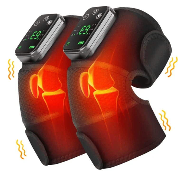 AA81 - Electric Heated Knee Massager 3 - In - 1 Joint Elbow And Shoulder Pain Reliever Thermal Vibration Moisture Removal Easy Install - GBTech
