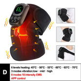 Electric Heated Vibration Knee Massage Pad 3 in 1 Massager for Shoulder Elbow Hot Compress Thermal Joint Brace Muscle Relaxation - GBTech