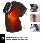 Electric Heated Vibration Knee Massage Pad 3 in 1 Massager for Shoulder Elbow Hot Compress Thermal Joint Brace Muscle Relaxation - GBTech