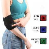 Electric Heated Knee Massager Brace Adjustable 3 Gear Temperature Elbow Protector Hot Compress Shoulder Protective Belt - GBTech