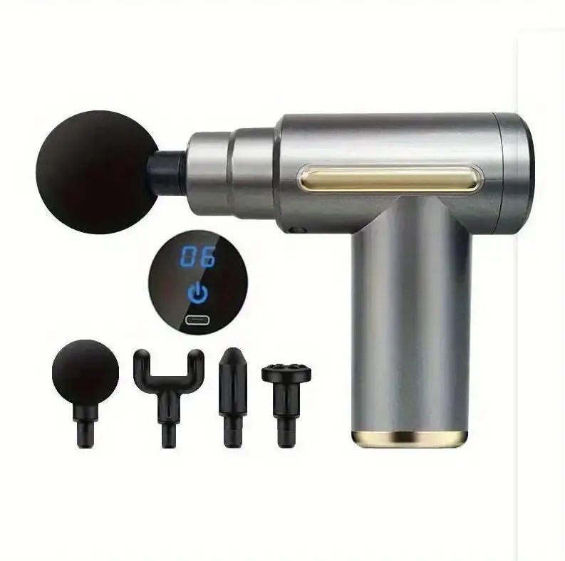 Mini Muscle Massage Gun Protable Body Massager Deep Handheld Percussion Massager For Body Back And Neck Leg - GBTech