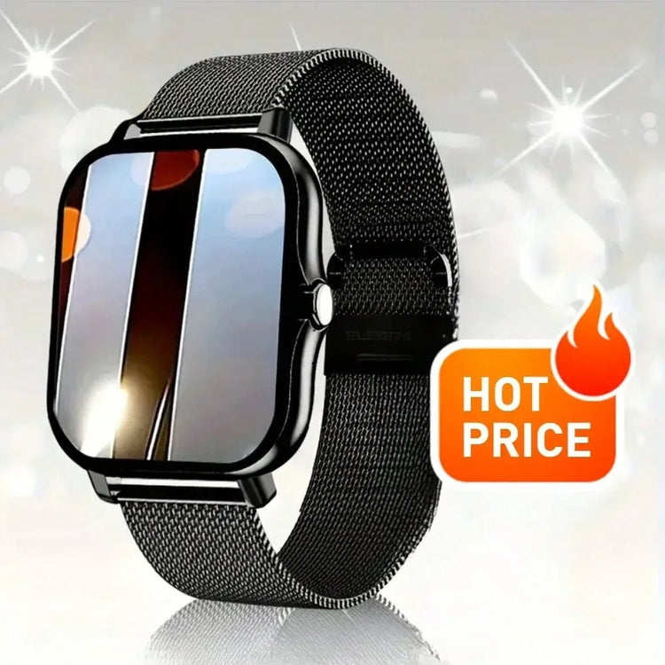 2025 Smart Fitness Watch - Wireless Calls, Alerts, 50 Sports Modes, HR/SpO2 Tracking for Men/Women (iOS/Android) - GBTech