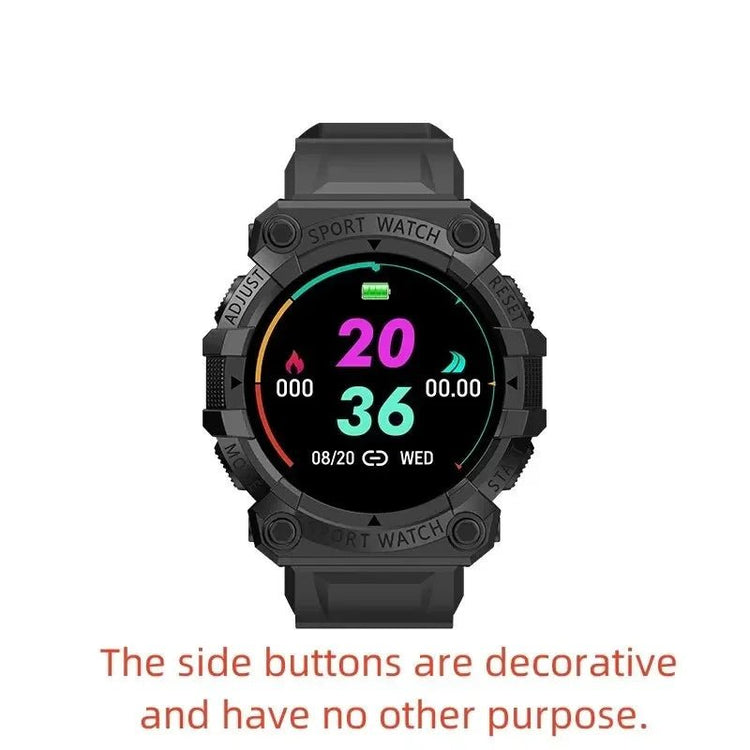 Smart Watch Fitness Bracelet Sport Pedometer Control Music BT Connection Clock Alarm Weather Message Smartwatch FD68S Y56 - GBTech