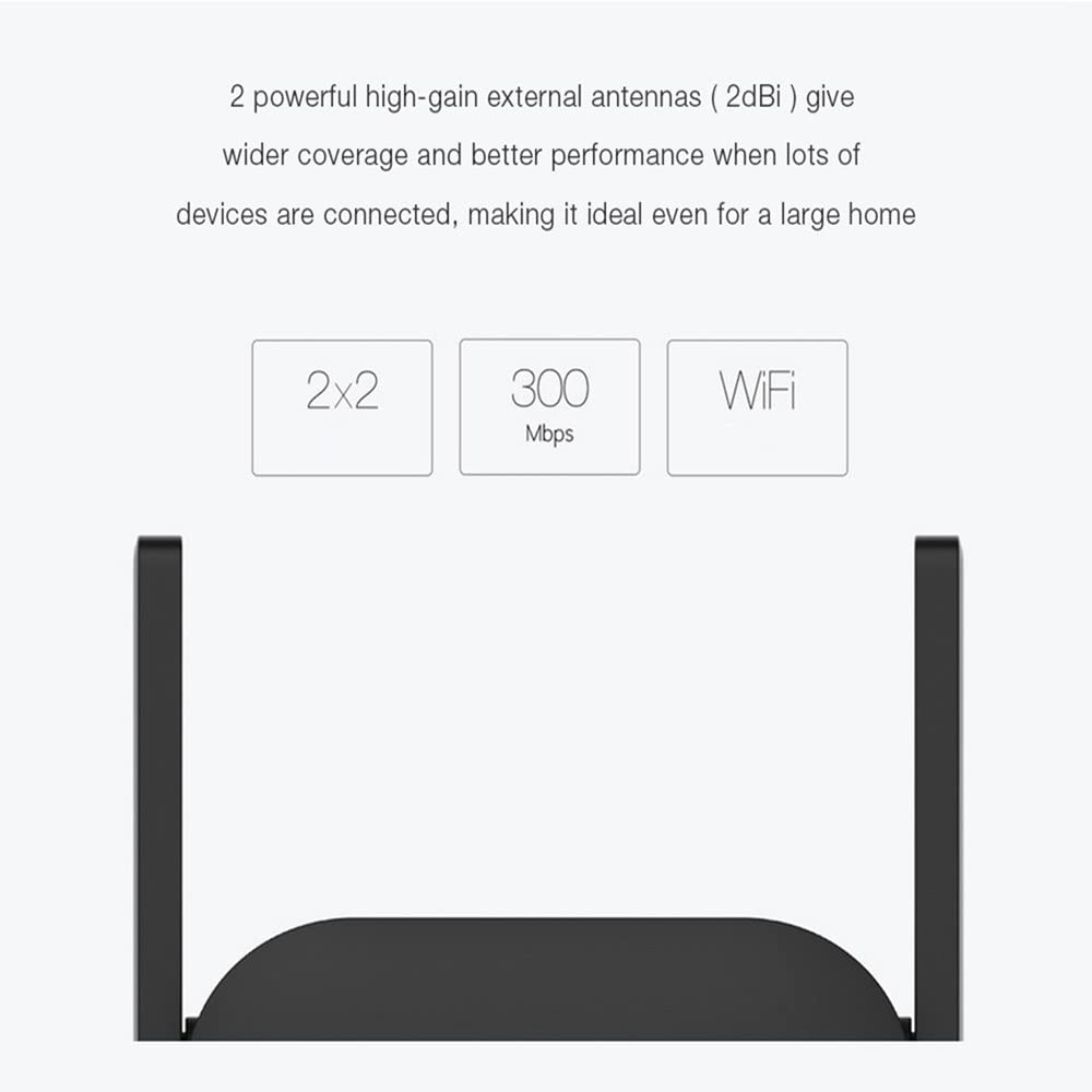 Xiaomi 300Mbps WiFi Amplifier/Universal Wireless WiFi Range Extender/Booster - GBTech