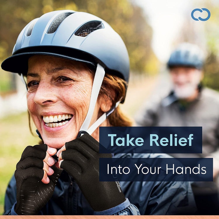 Experience Ultimate Comfort and Relief with Fingerless Arthritis Gloves for Carpal Tunnel and Joint Pain - Perfect Hand Support for Men & Women
