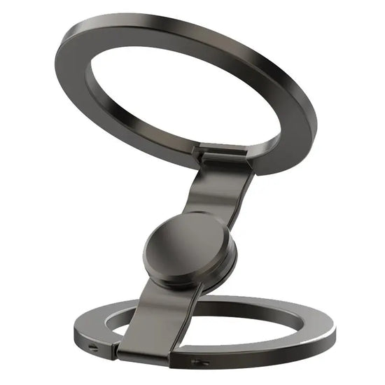 Magnetic Phone Stand & Fidget Spinner Combo, Dual Magnetic Ring Stand, Fidget Toys Adults, Foldable, 360° Rotation, Phone Holder Car, Desk Phone Stand, Magsafe Compatible, Stress Relief Accessory for Home/Office/Travel/Gym