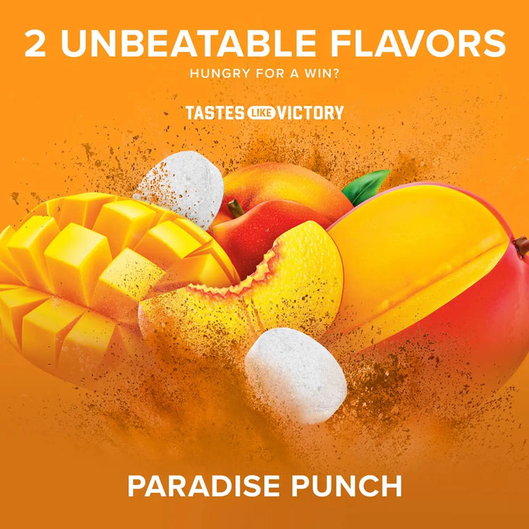 Six Star Creatine Chews Paradise Punch | 3G Pure Creatine Monohydrate per Serving | Compare to Creatine Gummies | Muscle Gain, Strength, Recovery, & Cognitive Health | 75 Chews